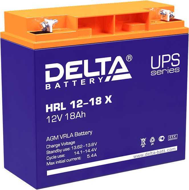 Delta HRL 12-18 X Аккумуляторы фото, изображение