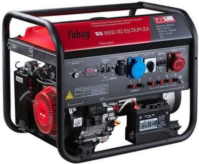 Fubag BS 8500 XD ES DUPLEX (641090) Бензиновые генераторы фото, изображение