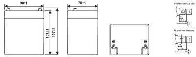 General Security GS 4,5-12 Аккумуляторы фото, изображение